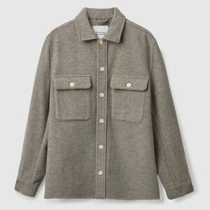 COS - Relaxed-Fit Wool Overshirt/Shacket